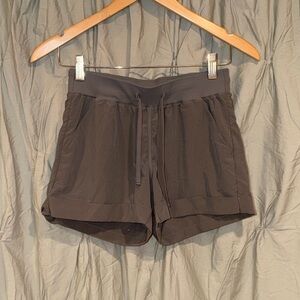 Zella Dark Gray/Brown Athletic Shorts